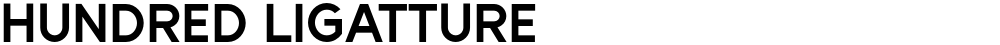 Hundred Ligatture
