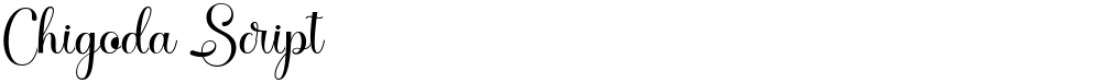Chigoda Script