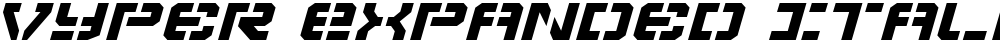Vyper Expanded Italic