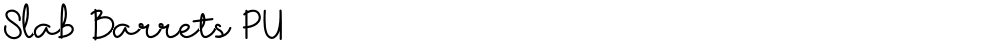 Slab Barrets PU