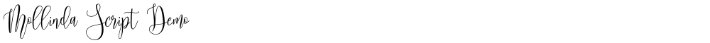 Mollinda Script Demo