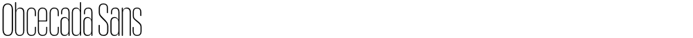 Obcecada Sans