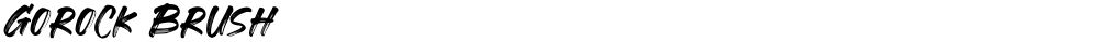 Gorock Brush