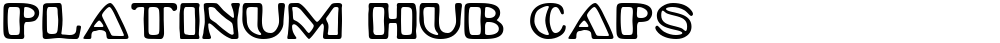 Platinum Hub Caps