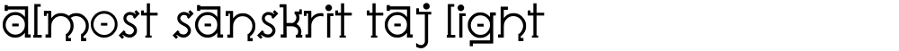 Almost Sanskrit Taj Light