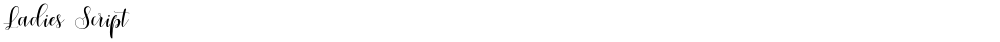 Ladies Script