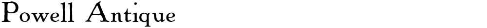 Powell Antique