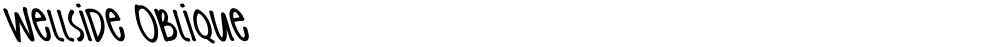 Wellside Oblique