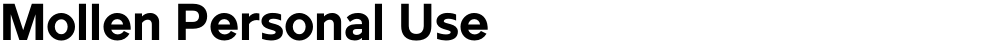 Mollen Personal Use