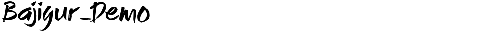 Bajigur_Demo