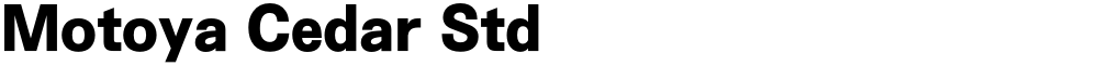 Motoya Cedar Std