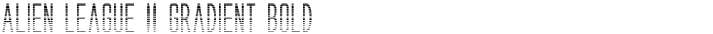 Alien League II Gradient Bold