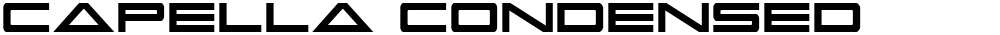 Capella Condensed