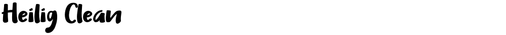 Heilig Clean