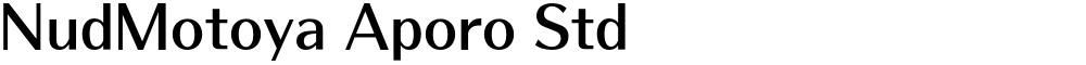 NudMotoya Aporo Std