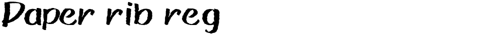 Paper rib reg