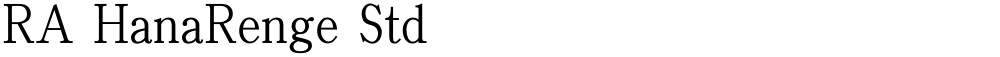 RA HanaRenge Std