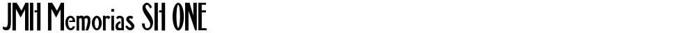 JMH Memorias SH ONE