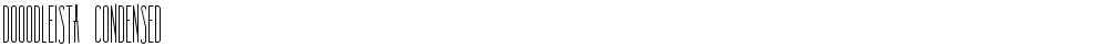 Dooodleista Condensed