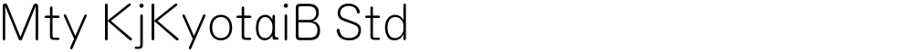 Mty KjKyotaiB Std