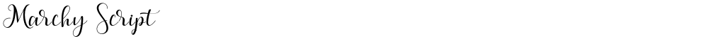 Marchy Script