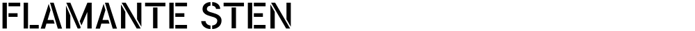 FLAMANTE STEN