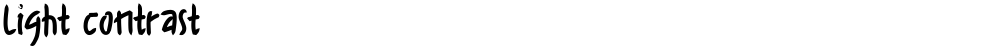 Light contrast