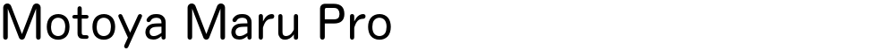 Motoya Maru Pro