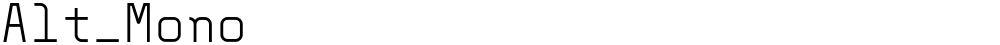 Alt_Mono