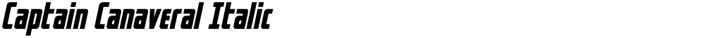 Captain Canaveral Italic