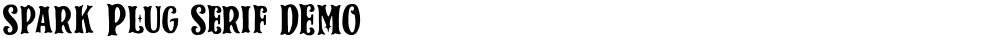 Spark Plug Serif DEMO