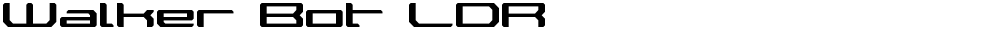Walker Bot LDR