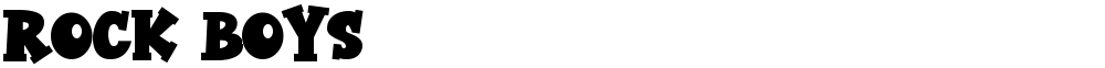 Rock Boys