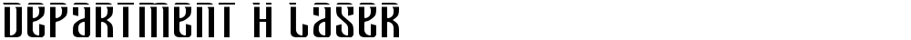 Department H Laser