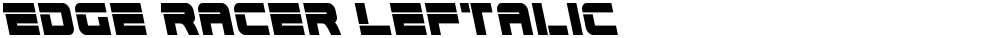 Edge Racer Leftalic