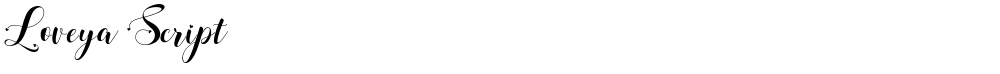 Loveya Script