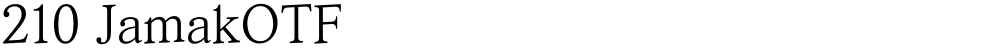 210 JamakOTF