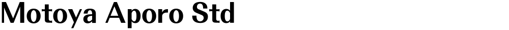 Motoya Aporo Std