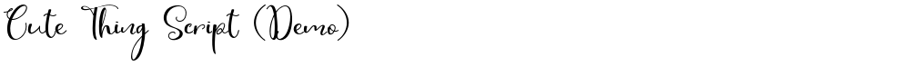 Cute Thing Script (Demo)