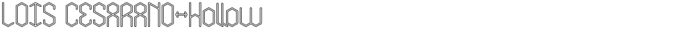 LOIS CESARANO-Hollow