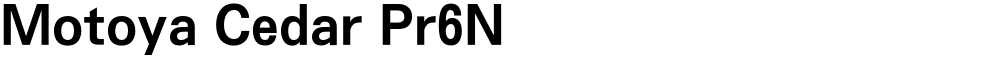 Motoya Cedar Pr6N